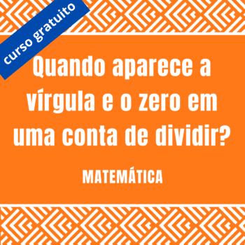 vírgula e zero na divisão