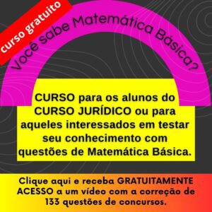 133 Questões de Matemática Básica para Concursos