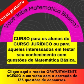 133 Questões de Matemática Básica para Concursos